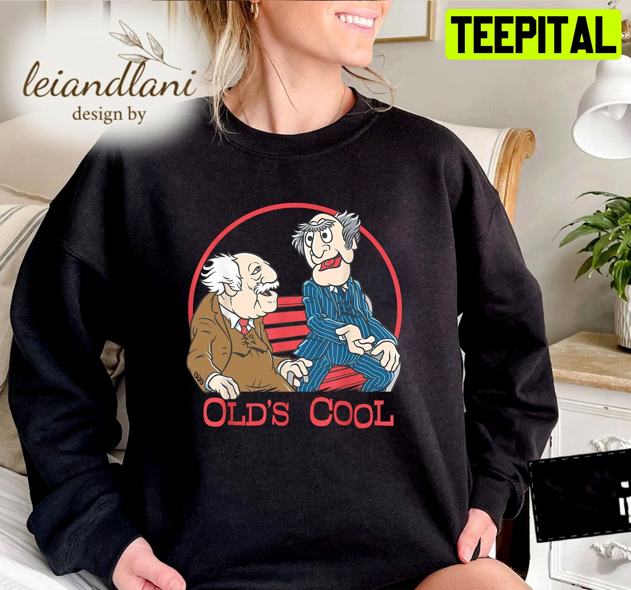 Statler And Waldorf Old Cool Muppets The Muppets Show Sweatshirt Statler And Waldorf Old Cool Muppets The Muppets Show Sweatshirt