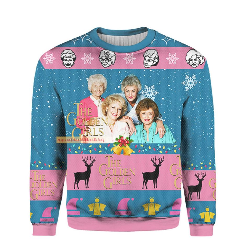 Stay Golden Ugly Christmas Sweater Stay Golden Ugly Christmas Sweater