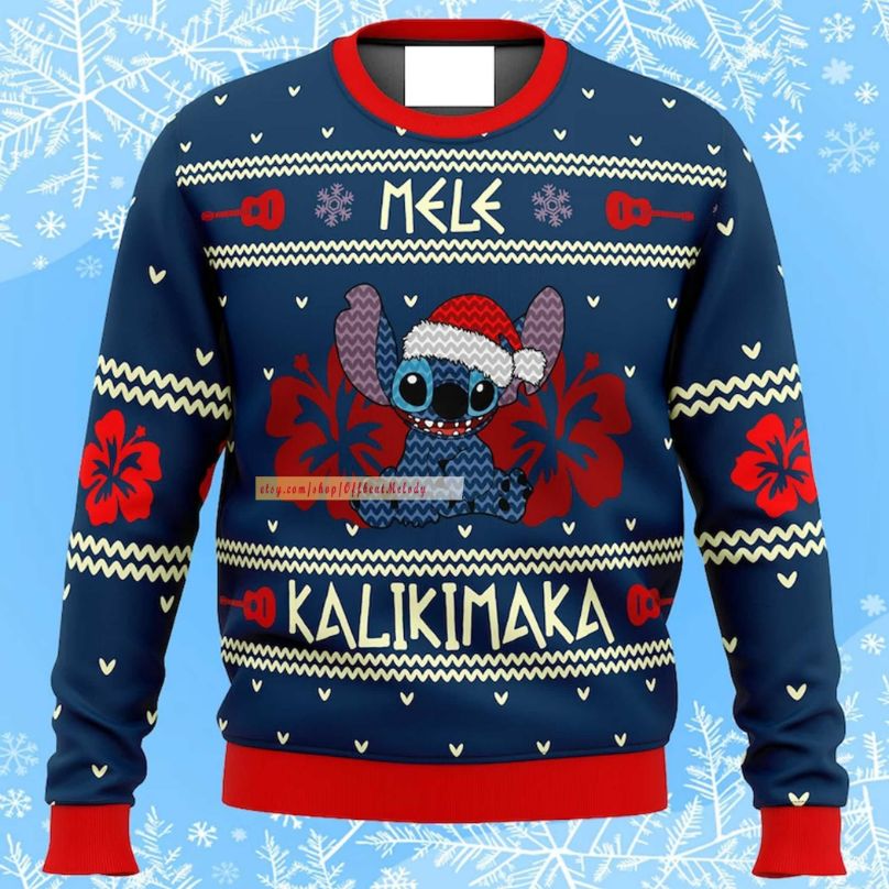 Stitch Kalikimaka Ugly Christmas Sweater Stitch Kalikimaka Ugly Christmas Sweater