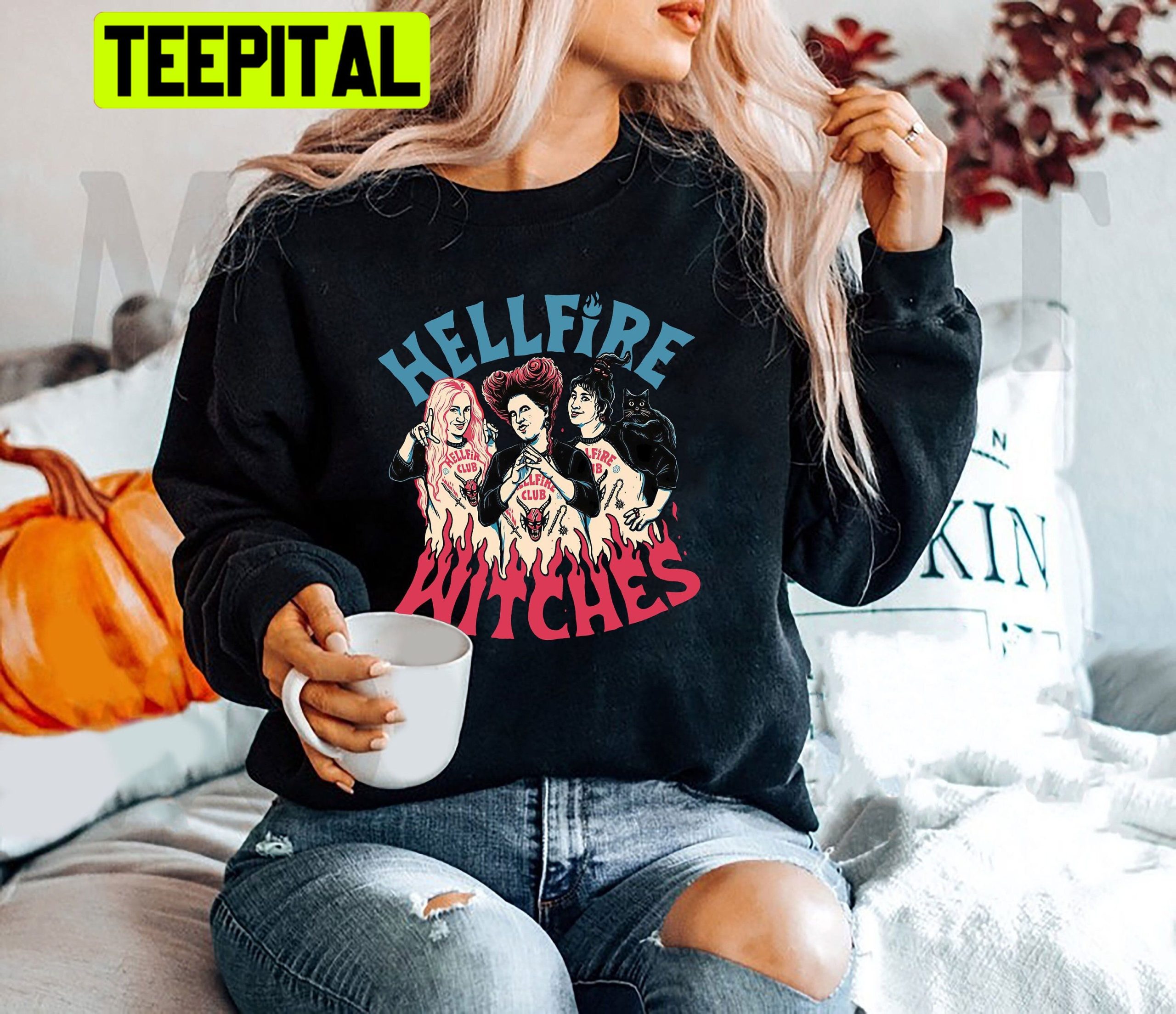 Stranger Things Style Horrify Club Hell Devil Fire Halloween Trending Unisex Shirt Stranger Things Style Horrify Club Hell Devil Fire Halloween Trending Unisex Shirt