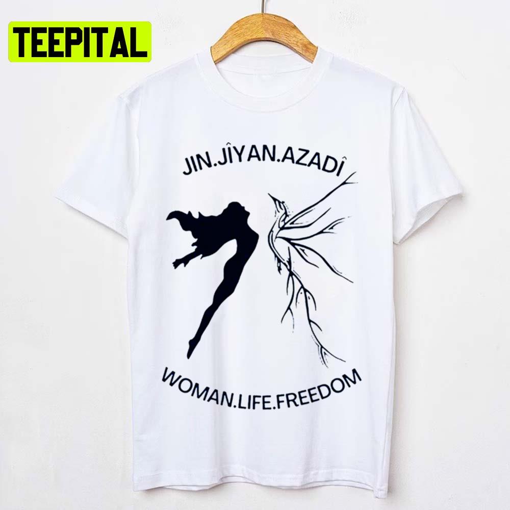 Support Iran Women Jin Jiyan Azadi Women Life Frerdom Unisex T-Shirt Support Iran Women Jin Jiyan Azadi Women Life Frerdom Unisex T-Shirt