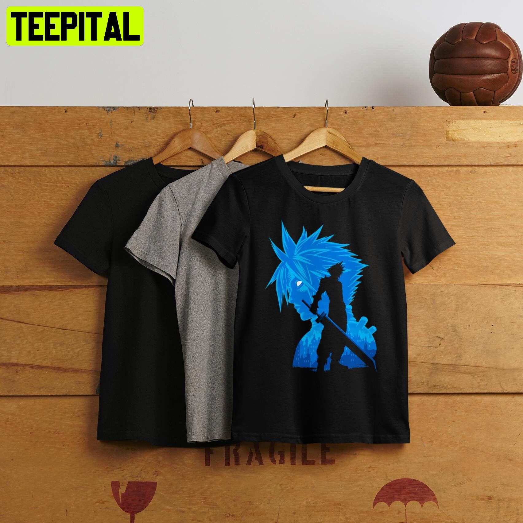 Sword Cloud Fusion Sword Cloud Strife's Ex Cloud Final Fantasy Unisex T-Shirt Sword Cloud Fusion Sword Cloud Strife's Ex Cloud Final Fantasy Unisex T-Shirt