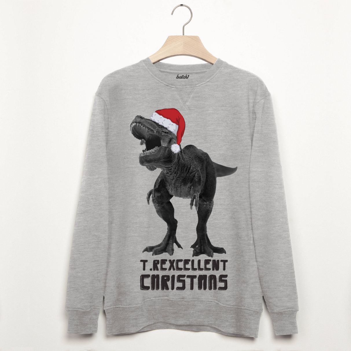 T Rexcellent Men's Christmas Dinosaur Sweatshirt T Rexcellent Men's Christmas Dinosaur Sweatshirt
