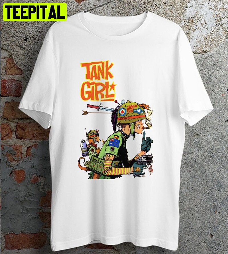 Tank Girl Charlie Don’t Surf Retro Design T-Shirt Tank Girl Charlie Don’t Surf Retro Design T-Shirt