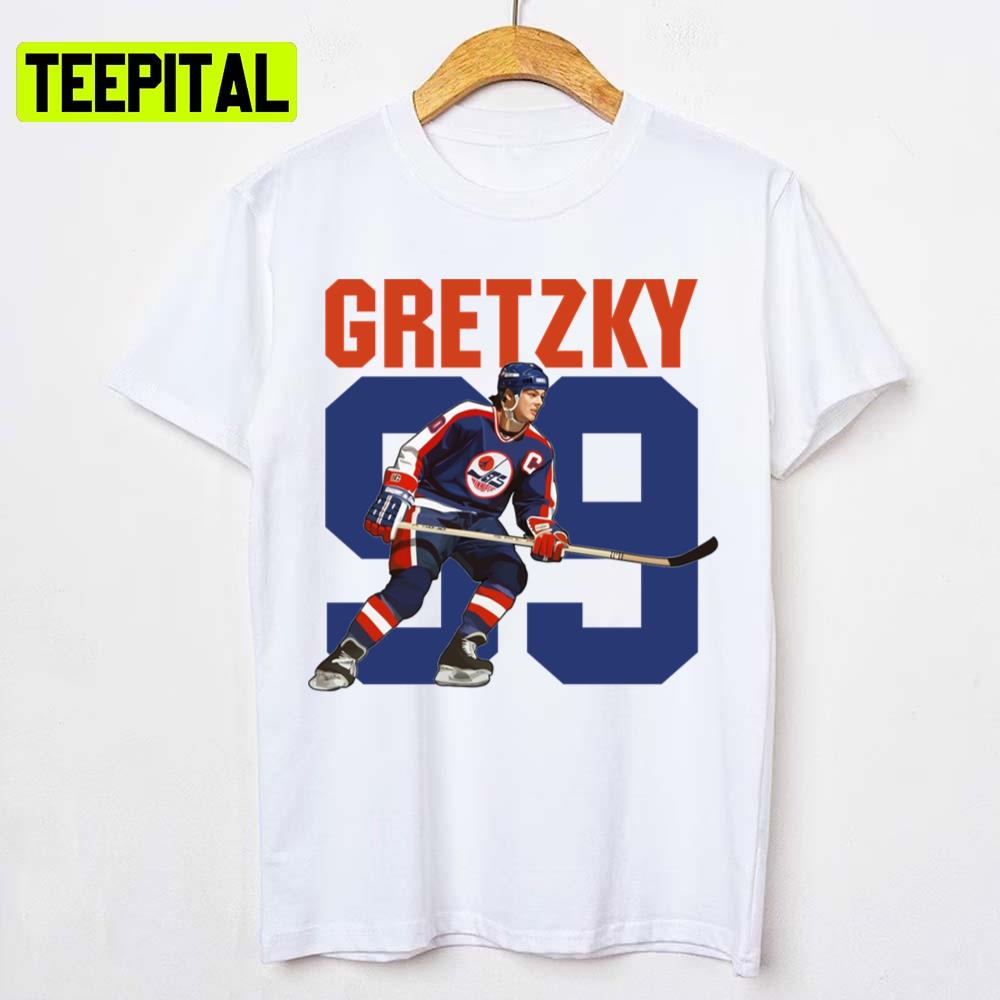 The 99 Design Ice Hockey Wayne Gretzky Unisex T-Shirt The 99 Design Ice Hockey Wayne Gretzky Unisex T-Shirt