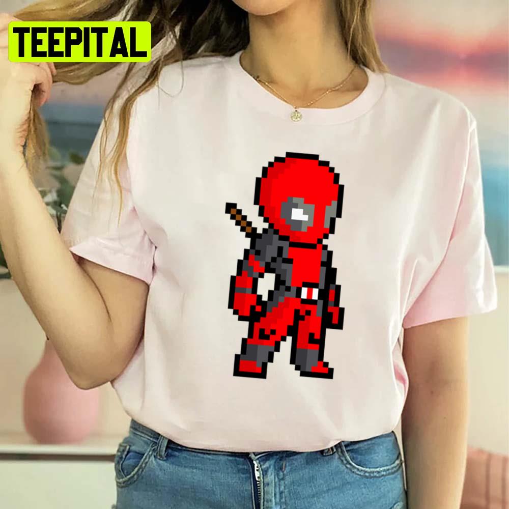 The Avongers Pixel The Deadpool Chibi Unisex T-Shirt The Avongers Pixel The Deadpool Chibi Unisex T-Shirt