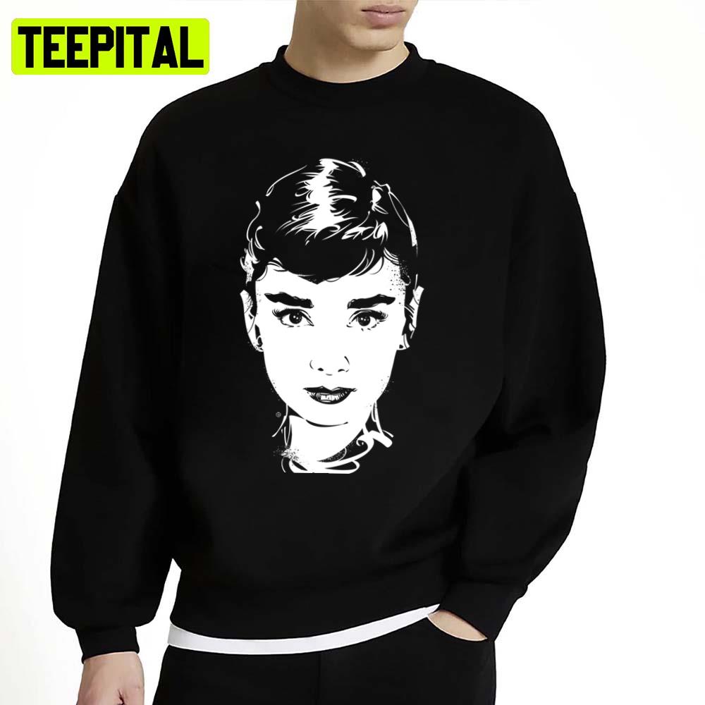The Beauty Legend Audrey Hepburn Unisex Sweatshirt The Beauty Legend Audrey Hepburn Unisex Sweatshirt