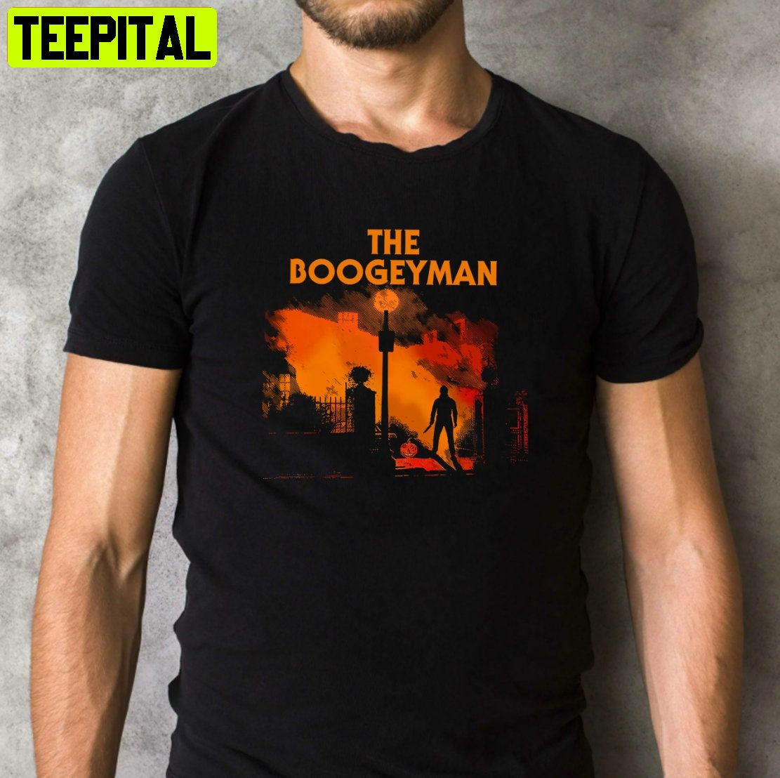 The Boogeyman Michael Myers Horror Scary Movie Halloween Retro Design T-Shirt The Boogeyman Michael Myers Horror Scary Movie Halloween Retro Design T-Shirt