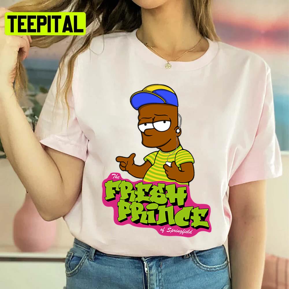 The Fresh Prince Of Springfield Simpsons Unisex Sweatshirt The Fresh Prince Of Springfield Simpsons Unisex Sweatshirt