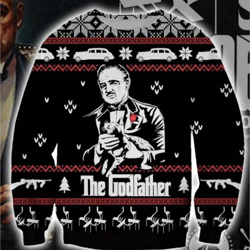 The Godfather Ugly Christmas Sweater The Godfather Ugly Christmas Sweater