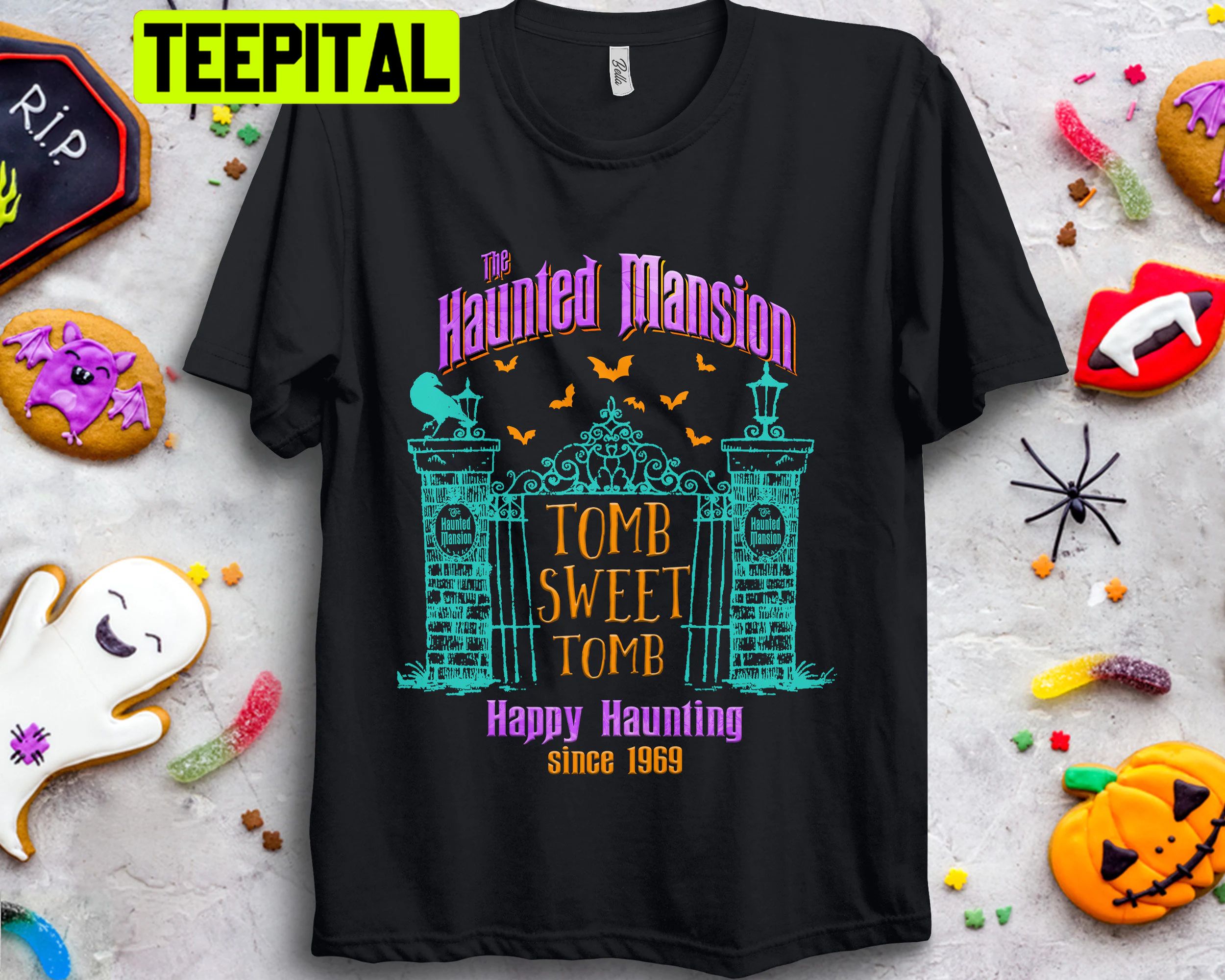 The Haunted Mansion Tomb Sweet Happy Haunting Since 1969 Disney Scary Movie Trending Unisex T-Shirt The Haunted Mansion Tomb Sweet Happy Haunting Since 1969 Disney Scary Movie Trending Unisex T-Shirt