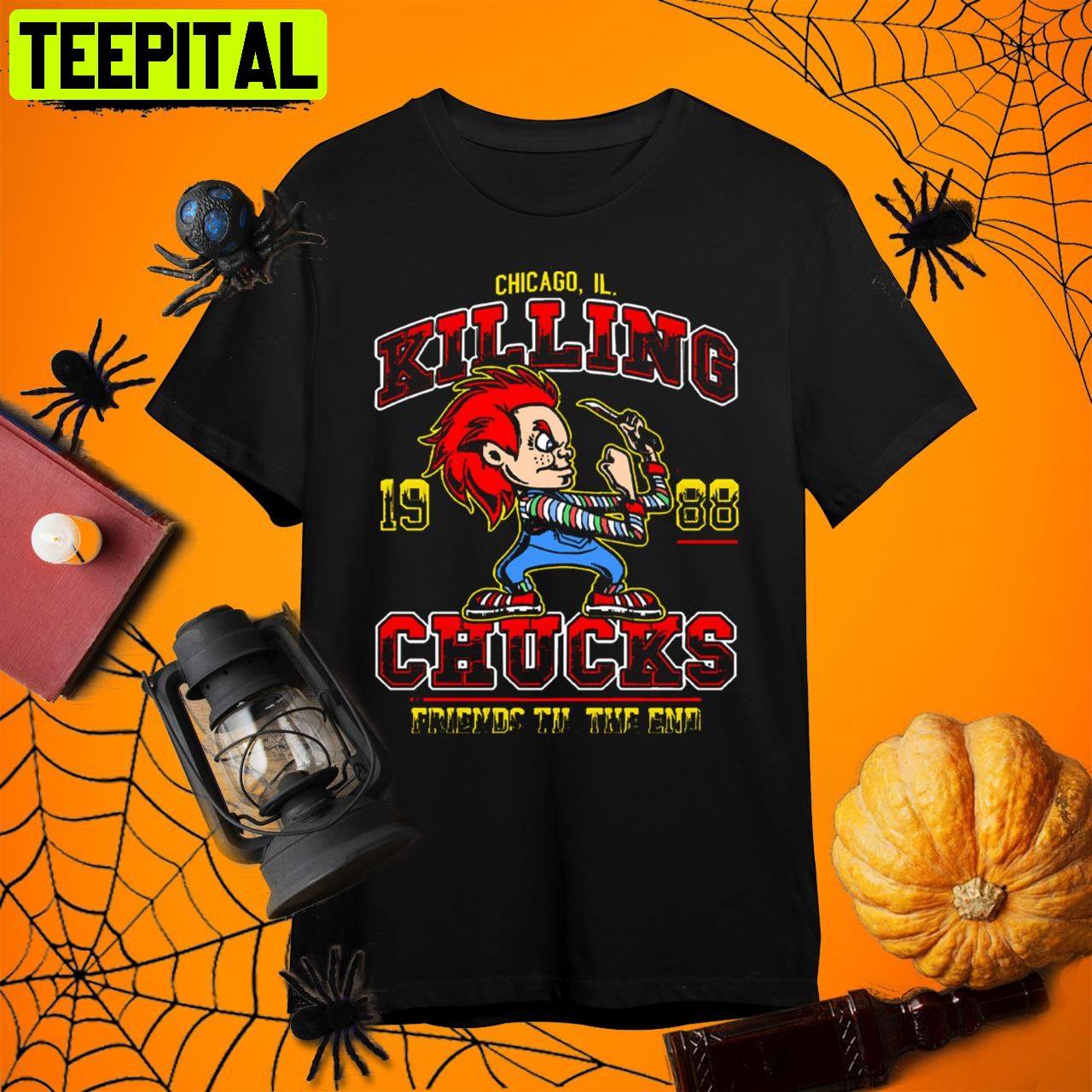 The Killing Chucks Cartoon Child's Play Retro Art Unisex T-Shirt The Killing Chucks Cartoon Child's Play Retro Art Unisex T-Shirt