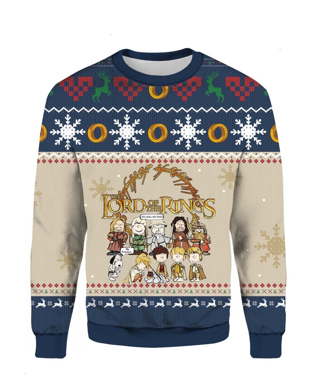 The Lord Of Rings Ugly 3D Christmas Sweater The Lord Of Rings Ugly 3D Christmas Sweater