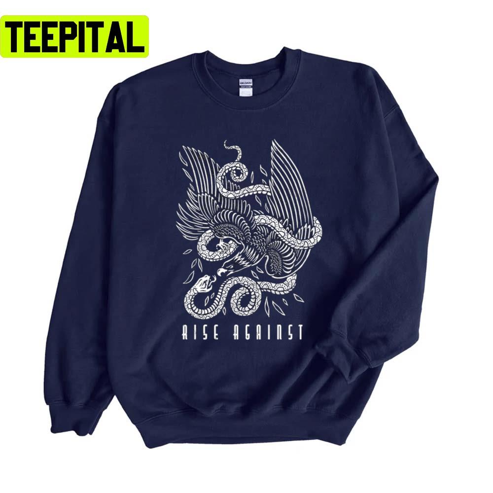 The Struggle Illustration Rise Against Unisex Sweatshirt The Struggle Illustration Rise Against Unisex Sweatshirt