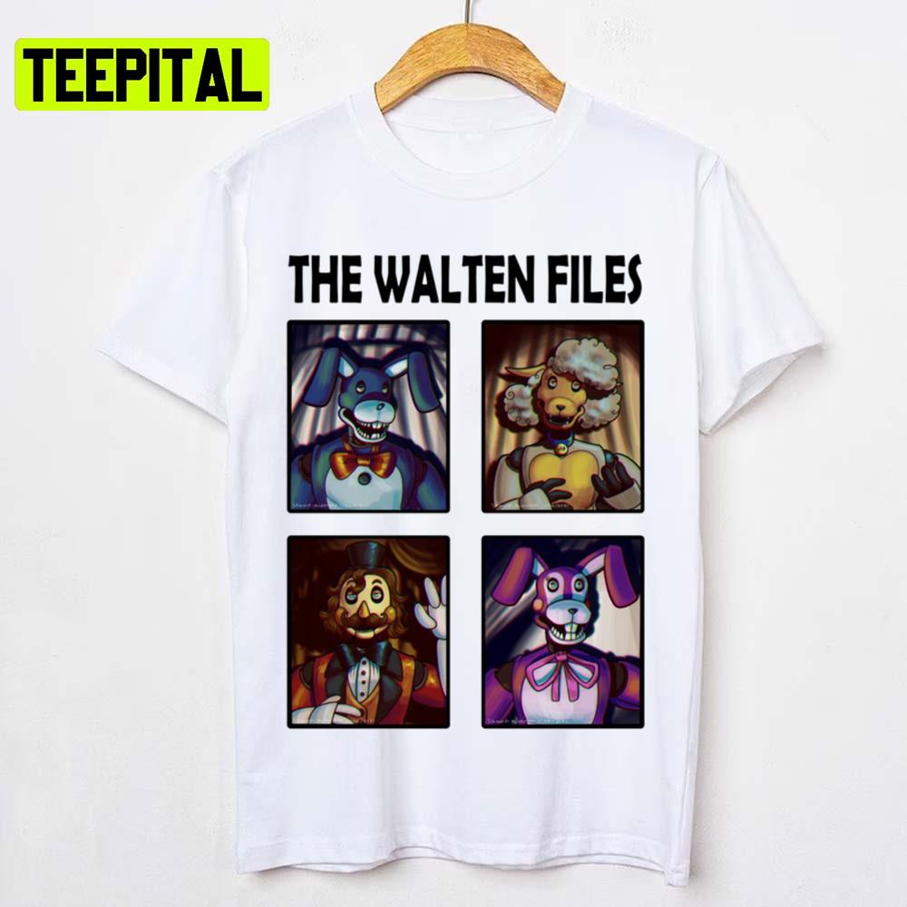 The Walten Files Characters Scary Halloween Unisex T-Shirt The Walten Files Characters Scary Halloween Unisex T-Shirt
