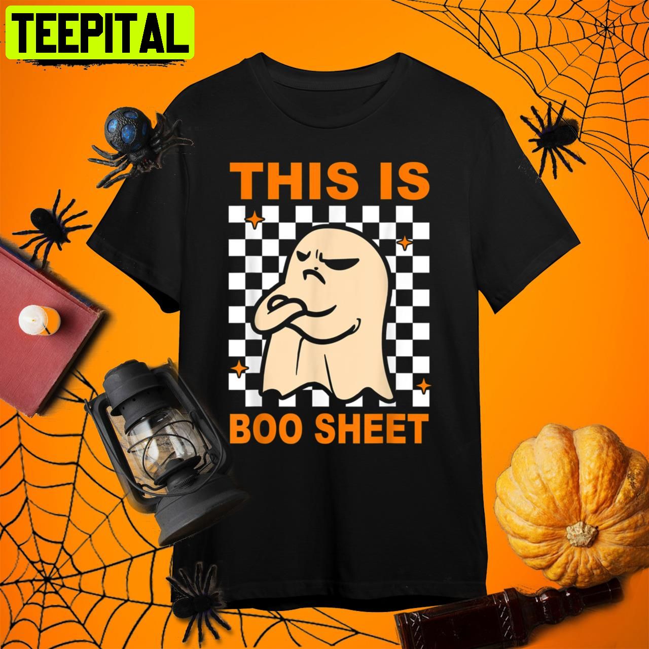 This Is Boo Sheet Ghost Halloween Costume Funny Retro Art Unisex T-Shirt This Is Boo Sheet Ghost Halloween Costume Funny Retro Art Unisex T-Shirt