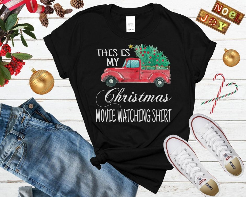 This Is My Christmas Movie Watching Shirt This Is My Christmas Movie Watching Shirt