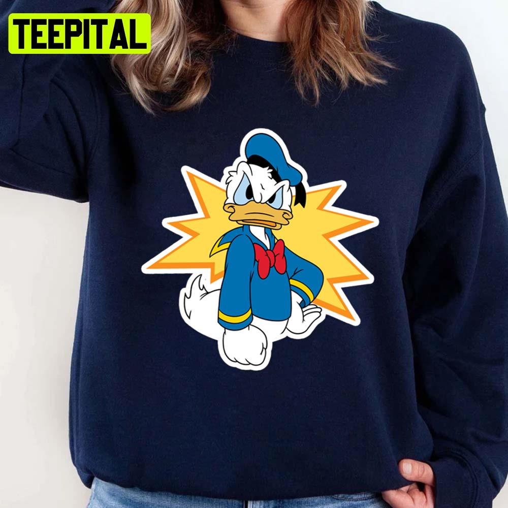 This Is My Happy Face Donald Duck Unisex Sweatshirt This Is My Happy Face Donald Duck Unisex Sweatshirt