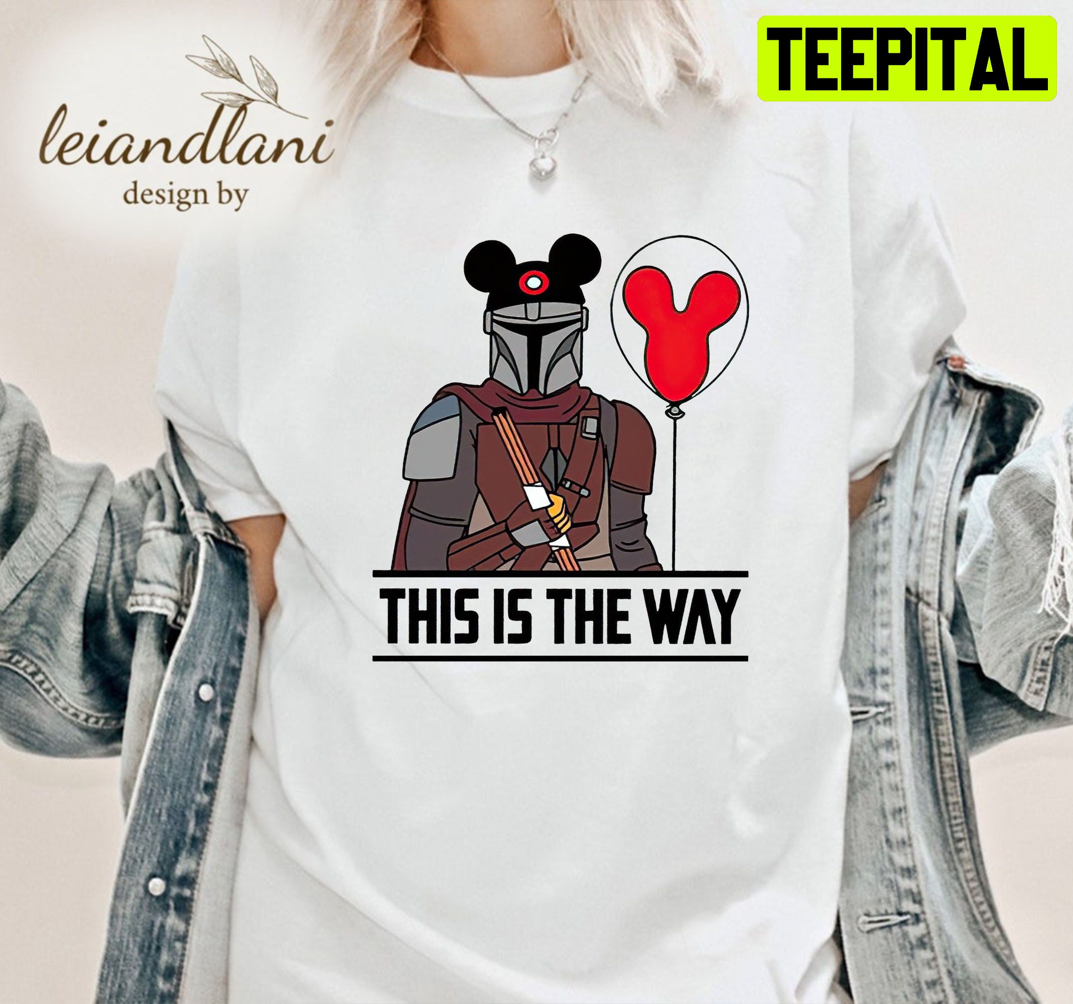 This Is The Way Star Wars Mickey Ears Mandalorian Darth Vader Halloween Unisesx T-Shirt This Is The Way Star Wars Mickey Ears Mandalorian Darth Vader Halloween Unisesx T-Shirt