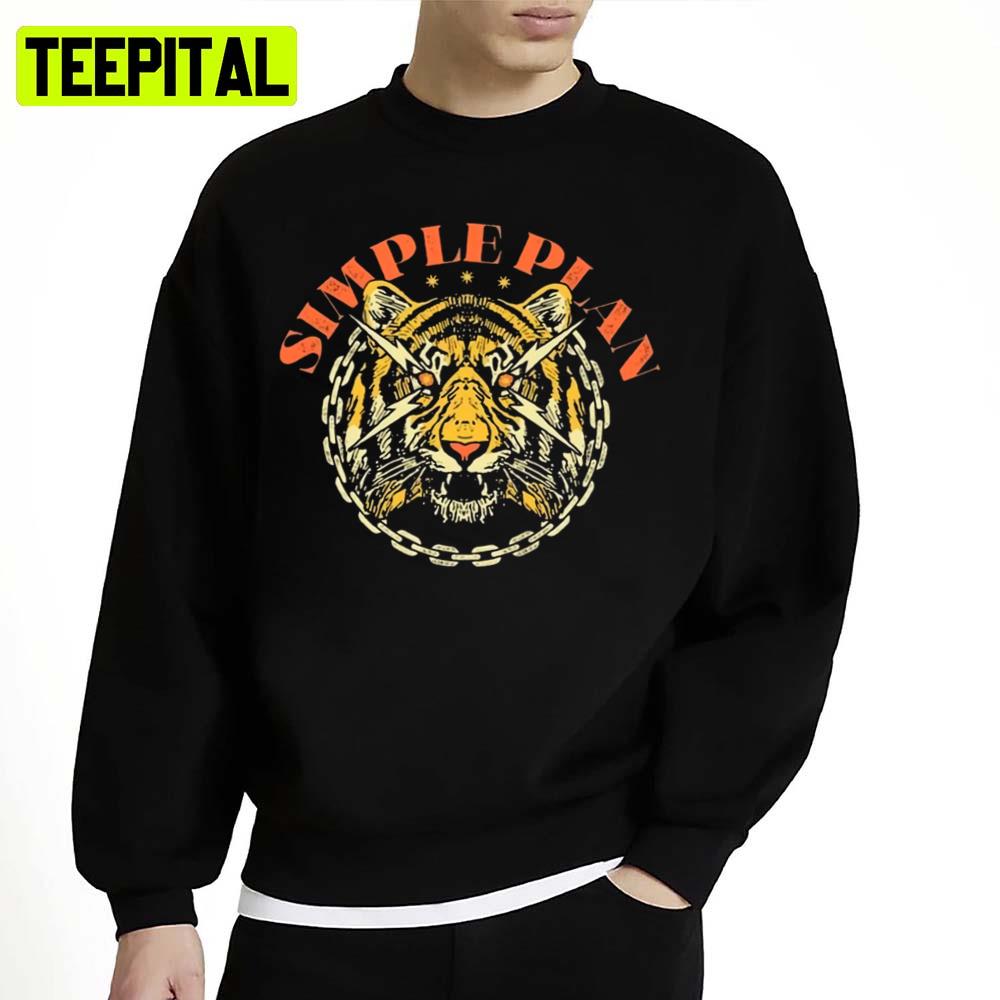 Tiger Symbol Song Simple Plan Unisex Sweatshirt Tiger Symbol Song Simple Plan Unisex Sweatshirt