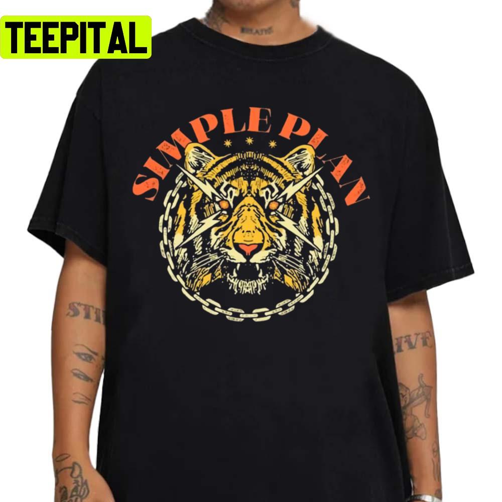 Tiger Symbol Song Simple Plan Unisex Sweatshirt Tiger Symbol Song Simple Plan Unisex Sweatshirt