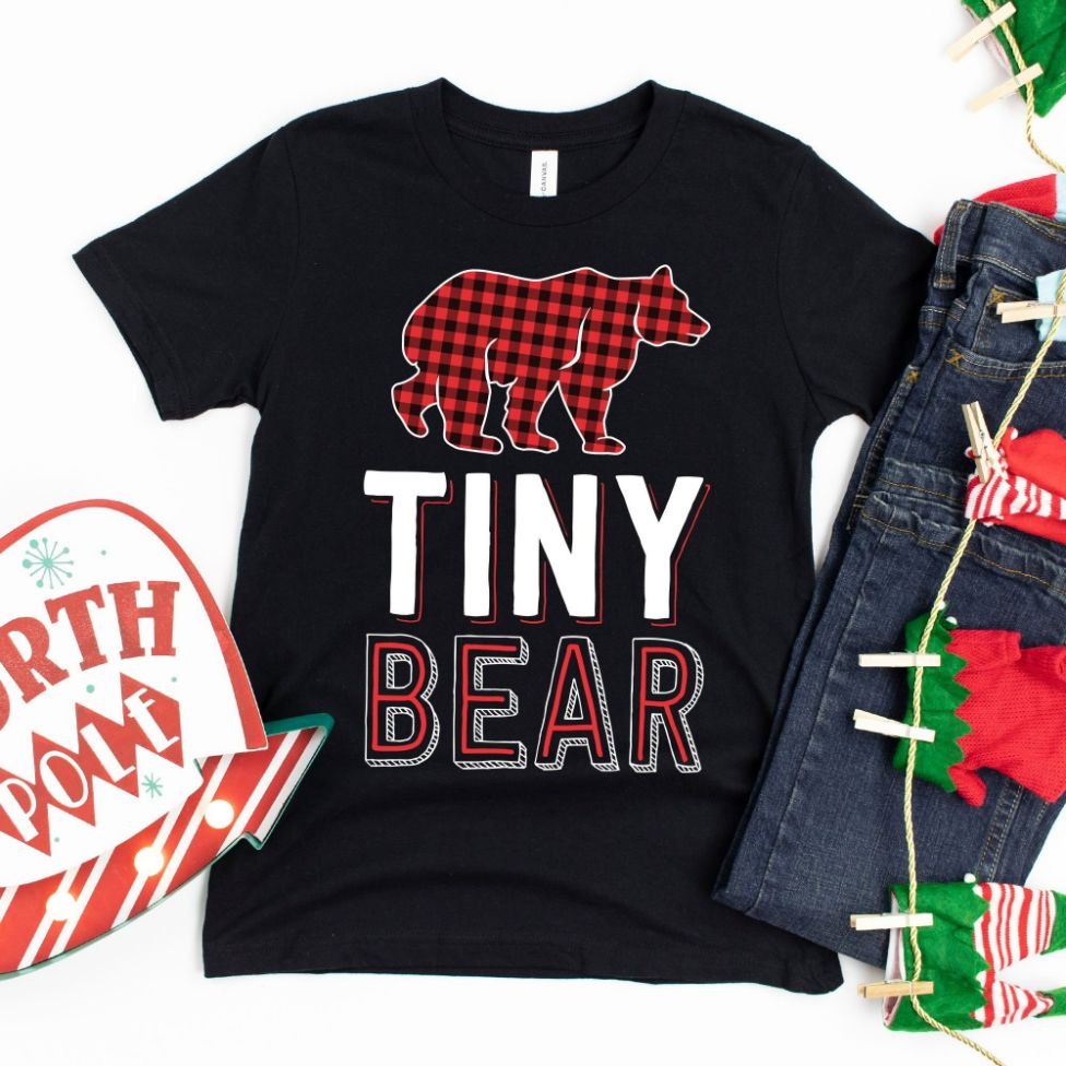 Tiny Bear Christmas T-Shirt Tiny Bear Christmas T-Shirt