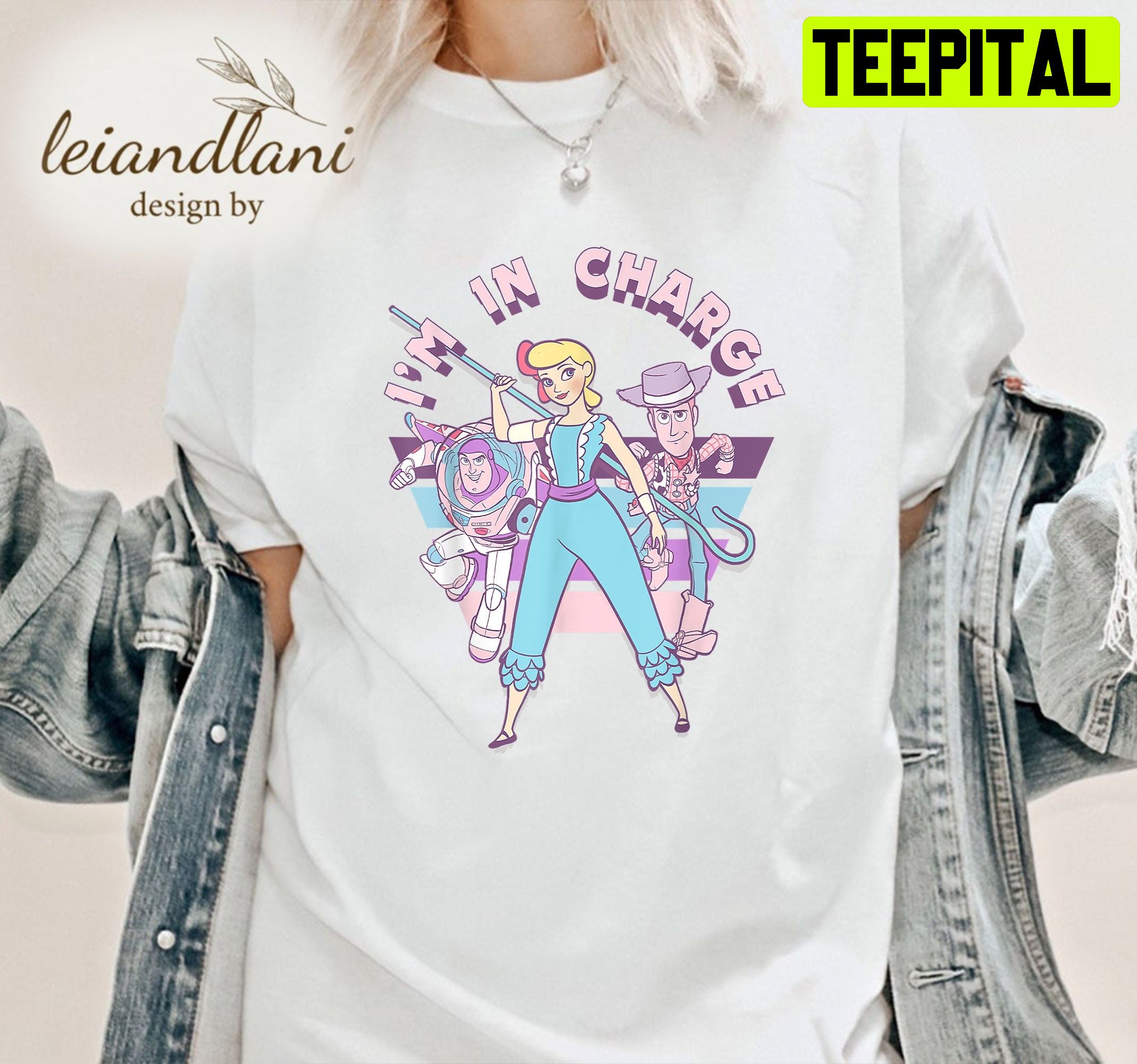 Toy Story Little Bo Peep I'm In Charge Jessie And Bullseye Disney Unisesx T-Shirt Toy Story Little Bo Peep I'm In Charge Jessie And Bullseye Disney Unisesx T-Shirt
