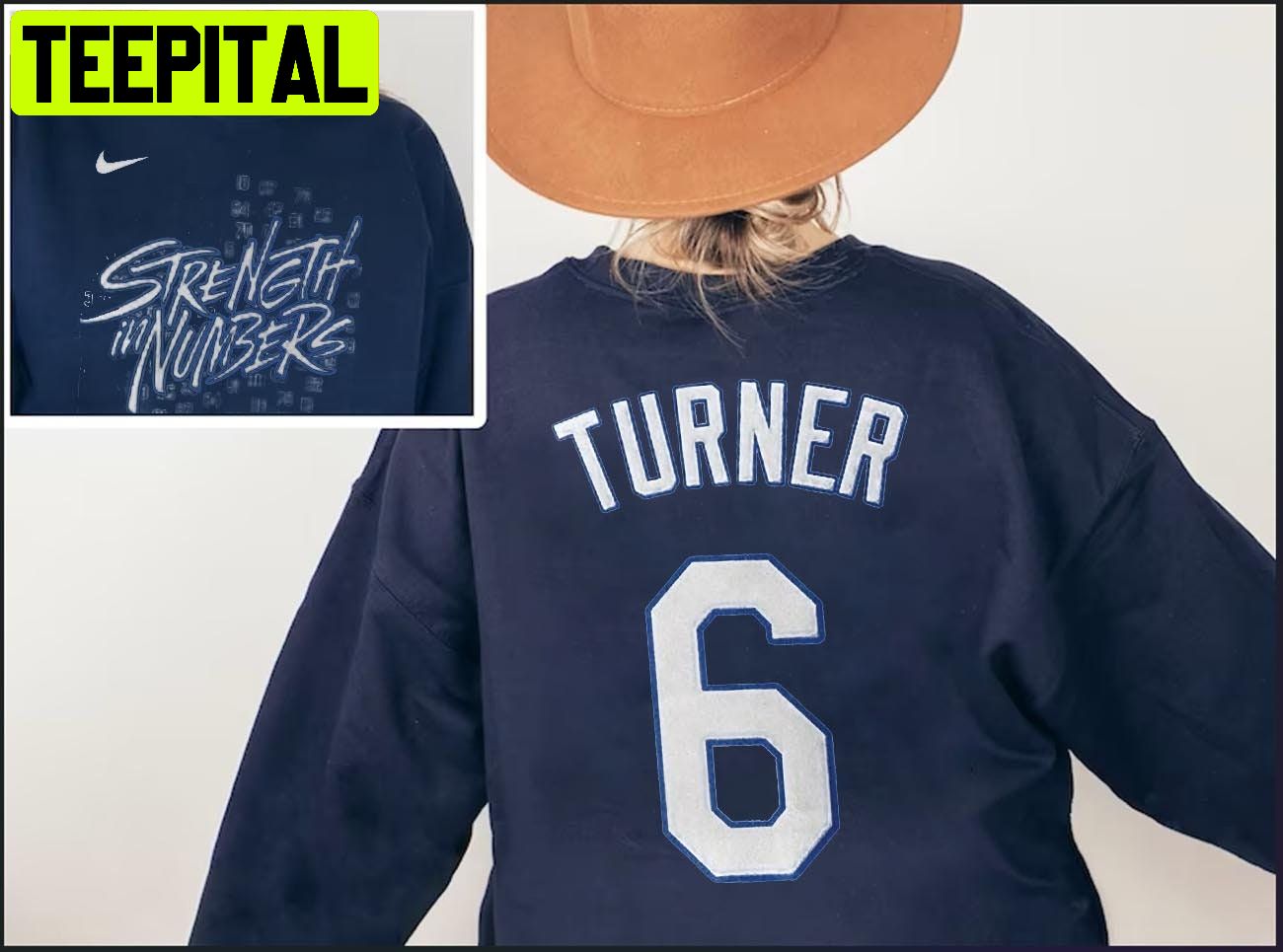 Trea Turner Dodgers Strength In Numbers Dodgers Baseball Unisex Sweatshirt Trea Turner Dodgers Strength In Numbers Dodgers Baseball Unisex Sweatshirt