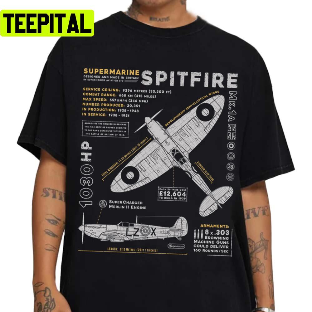 Trending Supermarine Spitfire Unisex Sweatshirt Trending Supermarine Spitfire Unisex Sweatshirt