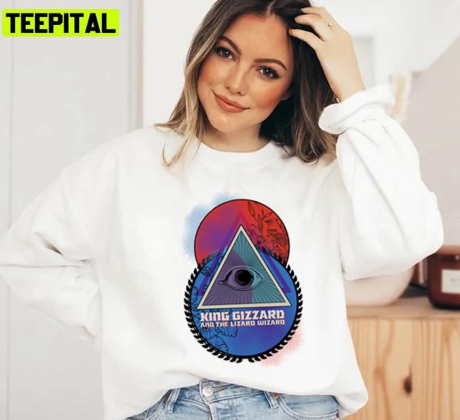 Triangle Eye Design King Gizzard And The Lizard Wizard Unisex T-Shirt Triangle Eye Design King Gizzard And The Lizard Wizard Unisex T-Shirt