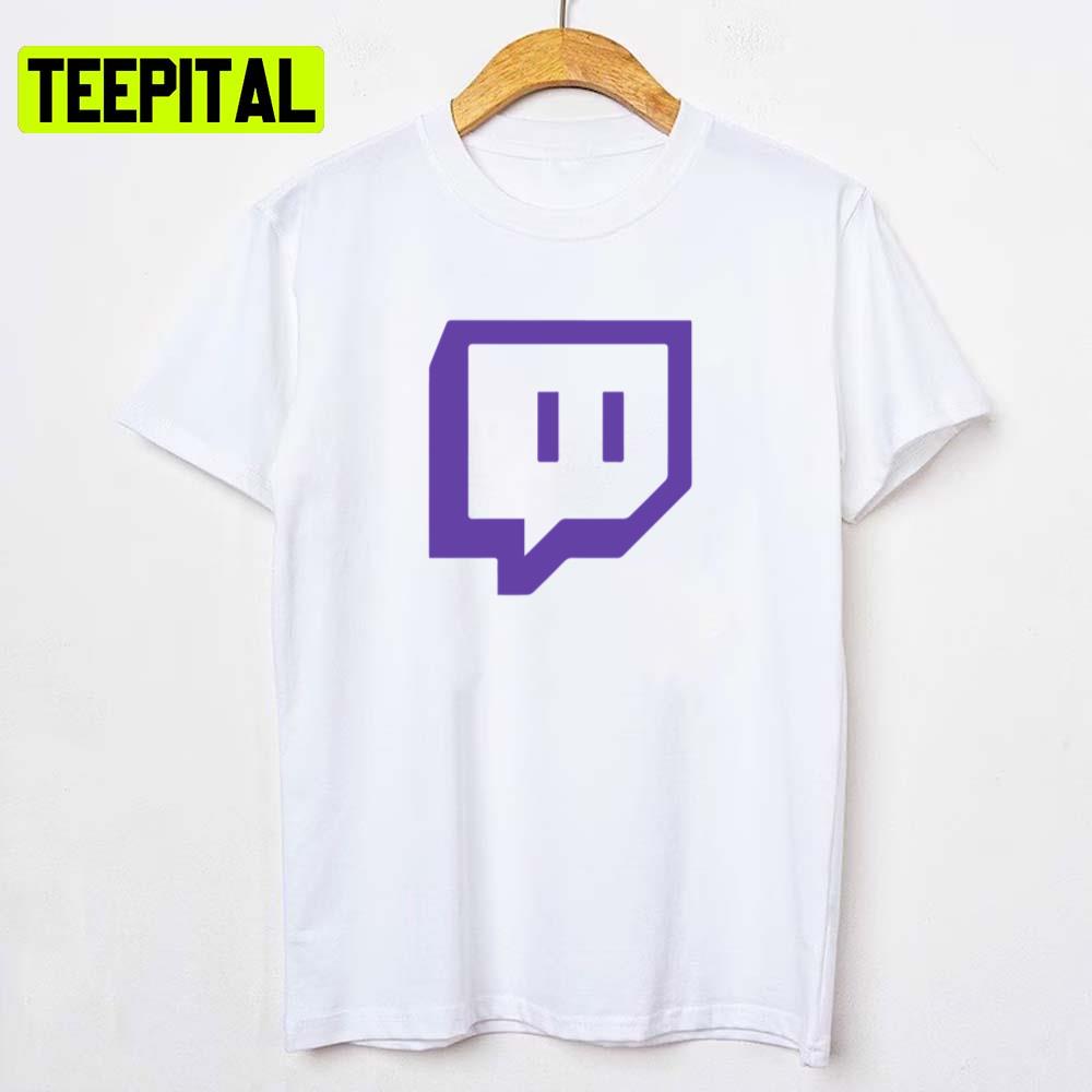 Twitch Logo Accessories Purple Art Unisex T-Shirt Twitch Logo Accessories Purple Art Unisex T-Shirt