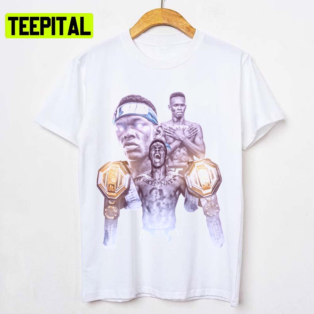 Ufc Champion Fighter Art Israel Adesanya Unisex T-Shirt Ufc Champion Fighter Art Israel Adesanya Unisex T-Shirt