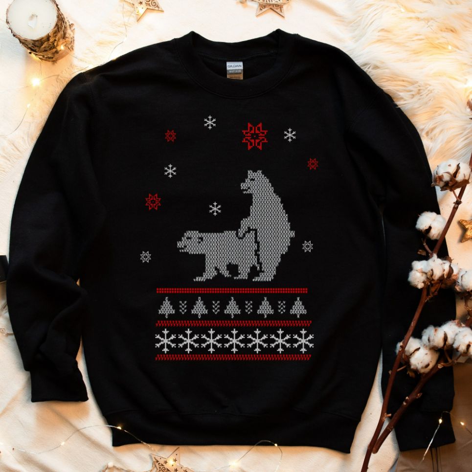 Ugly Bear Love Christmas Sweatshirt Ugly Bear Love Christmas Sweatshirt