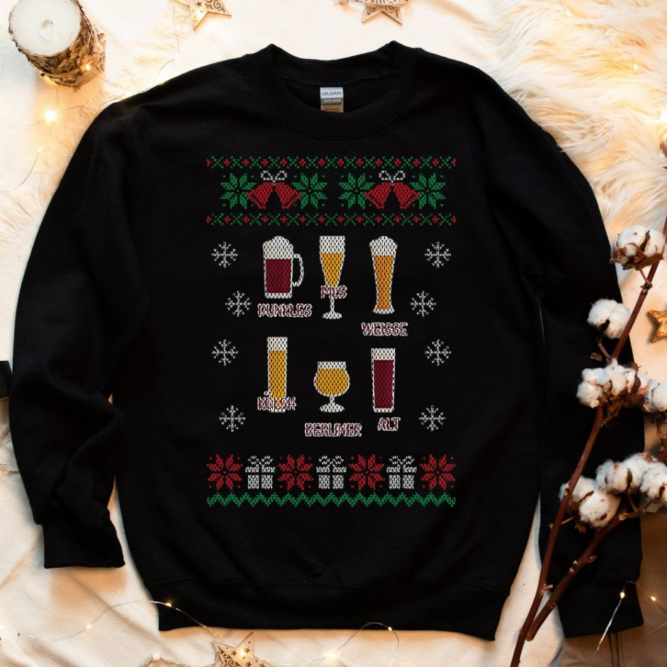 Ugly Beer Pils Wheat Christmas Sweatshirt Ugly Beer Pils Wheat Christmas Sweatshirt