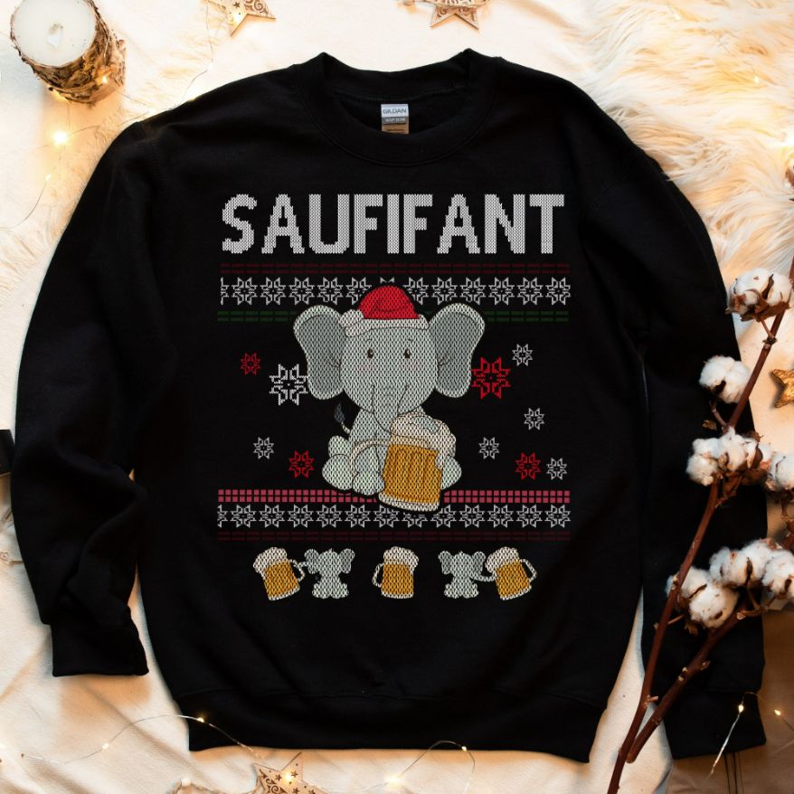 Ugly Boozing Christmas Sweatshirt Ugly Boozing Christmas Sweatshirt