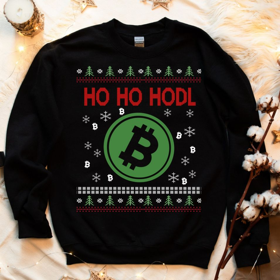 Ugly Ho Ho Hodl Bitcoin Christmas Sweatshirt Ugly Ho Ho Hodl Bitcoin Christmas Sweatshirt