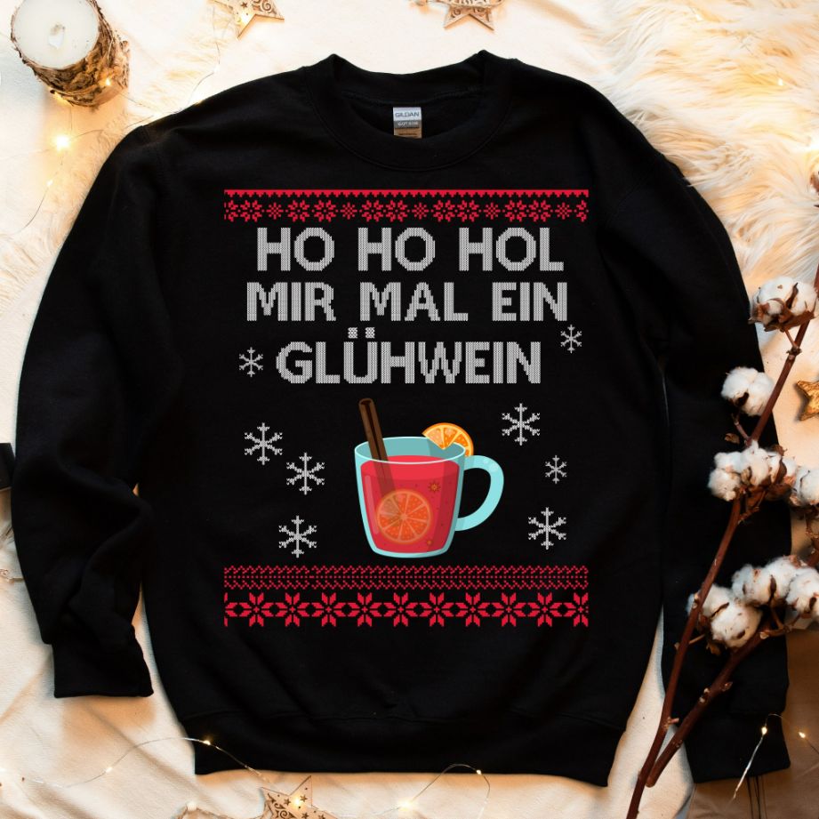 Ugly Mulled Wine Christmas Sweatshirt Ugly Mulled Wine Christmas Sweatshirt