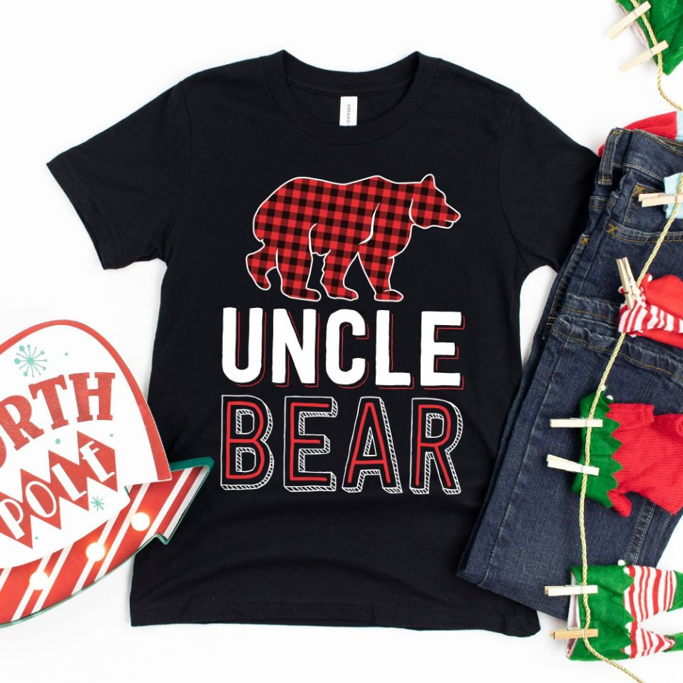 Uncle Bear Christmas T-Shirt Uncle Bear Christmas T-Shirt
