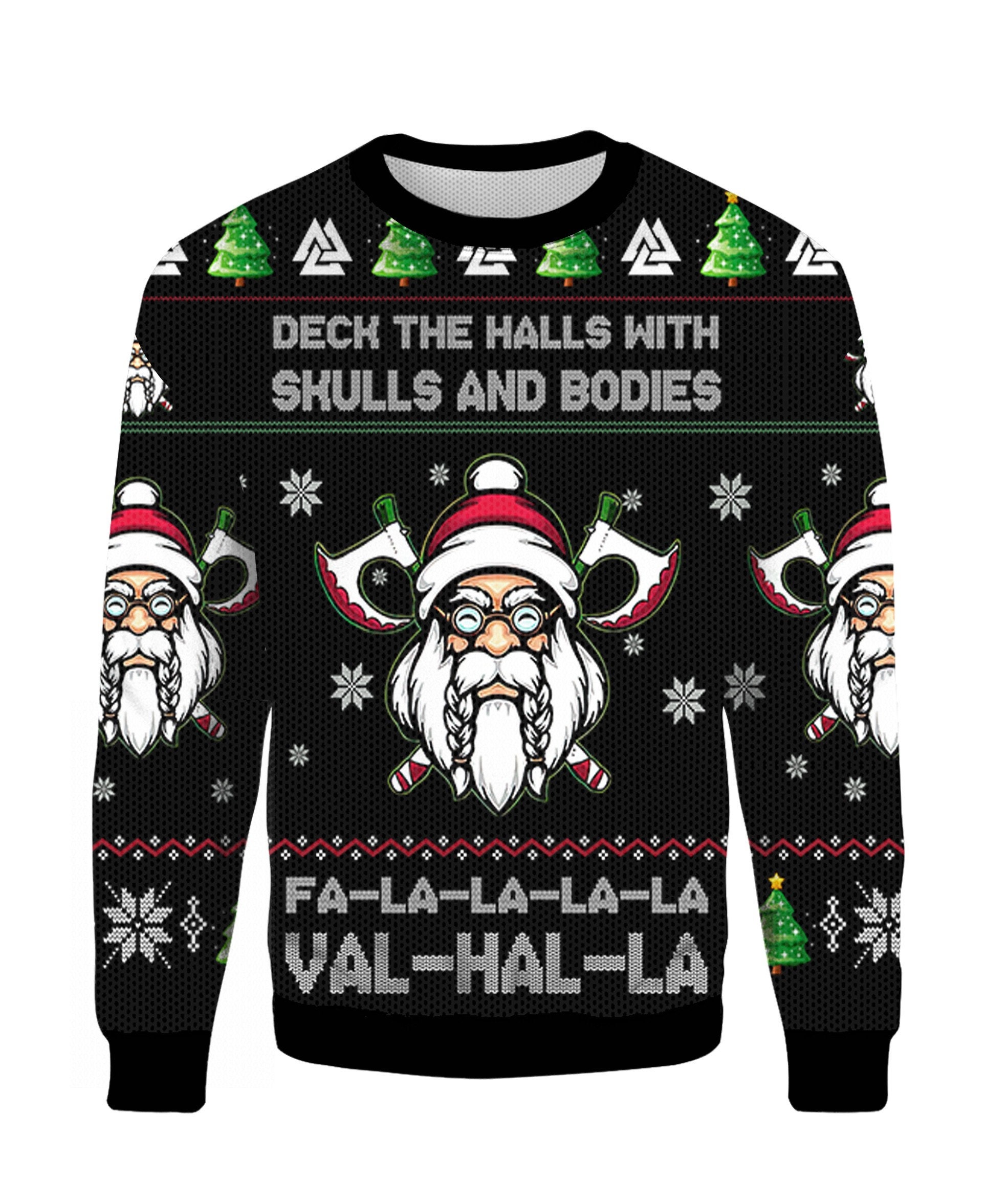 Viking Ugly Christmas 3D Sweater Viking Ugly Christmas 3D Sweater