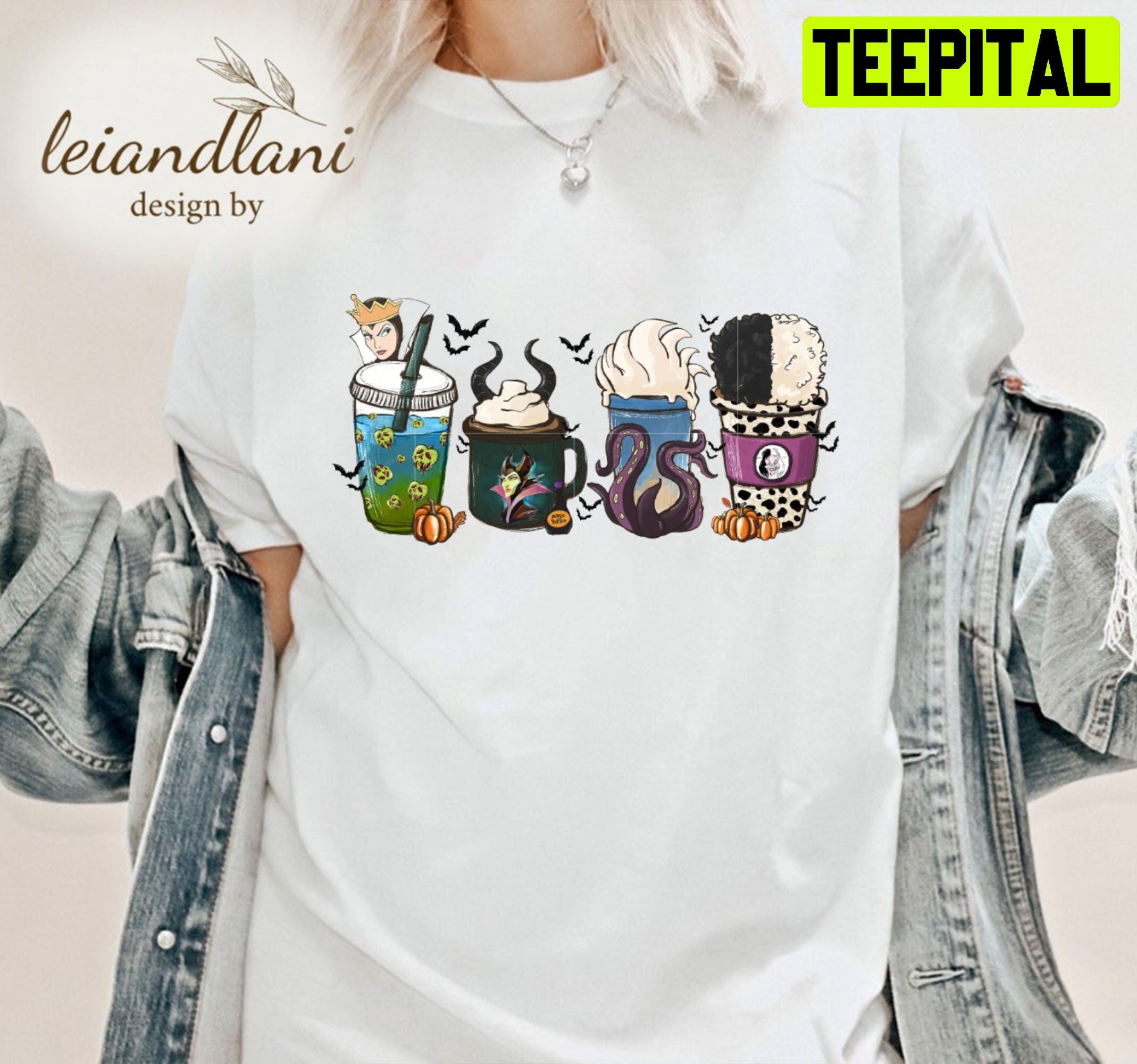 Villains Coffee Cups Malefica Coffee Horror Fall Coffee Villain Latte Halloween Unisesx T-Shirt Villains Coffee Cups Malefica Coffee Horror Fall Coffee Villain Latte Halloween Unisesx T-Shirt