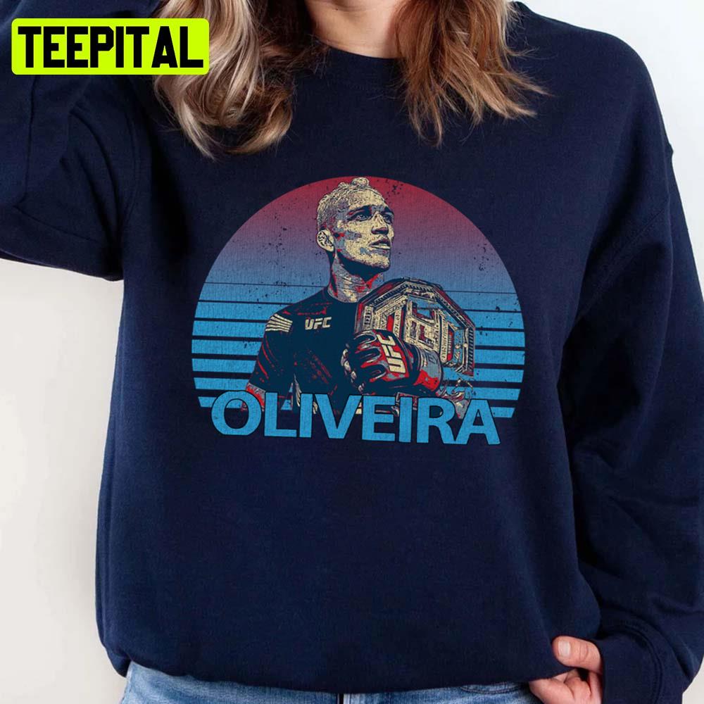 Vintage Design Ufc Fighter Charles Oliveira Unisex Sweatshirt Vintage Design Ufc Fighter Charles Oliveira Unisex Sweatshirt