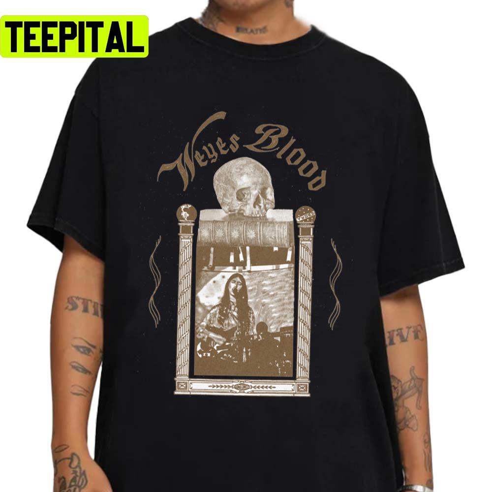Vintage Illustration Weyes Blood Dark Unisex Sweatshirt Vintage Illustration Weyes Blood Dark Unisex Sweatshirt