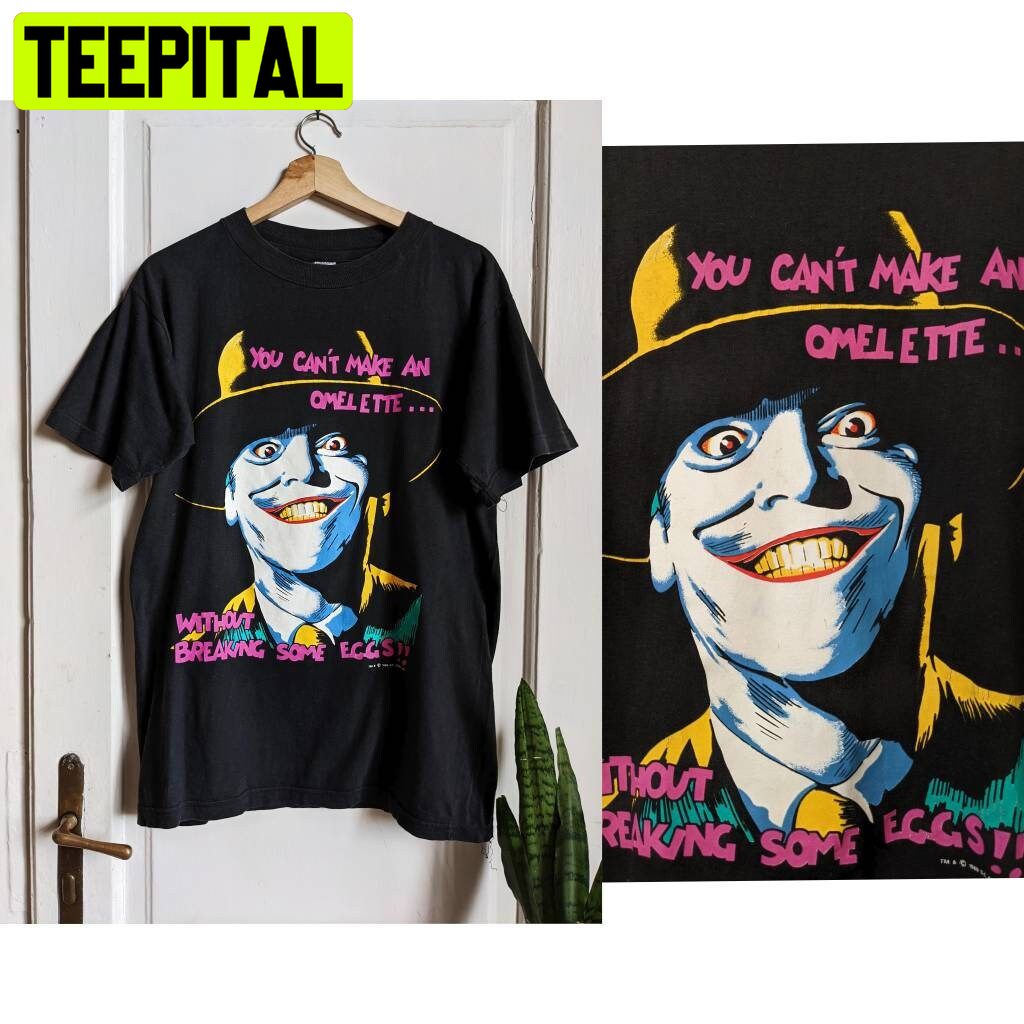 Vintage Joker Dc Comics 1989 Jack Nicholson Batman Rare Single Stitch Trending Unisex T-Shirt Vintage Joker Dc Comics 1989 Jack Nicholson Batman Rare Single Stitch Trending Unisex T-Shirt
