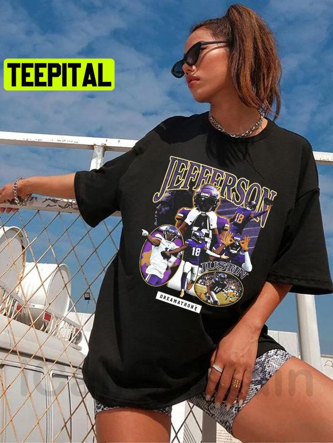 Vintage Justin Jefferson 90s Dreamathon Justin Jefferson Football Vikings Unisex T-Shirt Vintage Justin Jefferson 90s Dreamathon Justin Jefferson Football Vikings Unisex T-Shirt