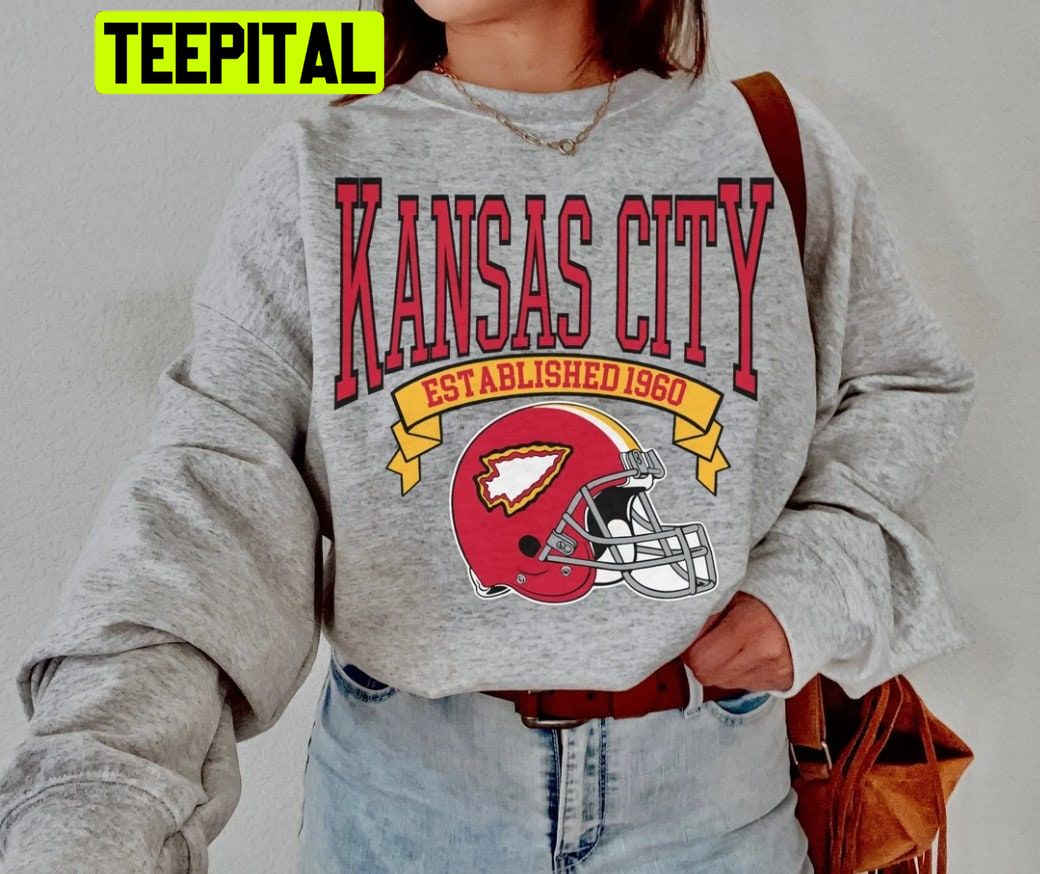 Vintage Kansas City Football Nfl Unisex Sweatshirt Vintage Kansas City Football Nfl Unisex Sweatshirt