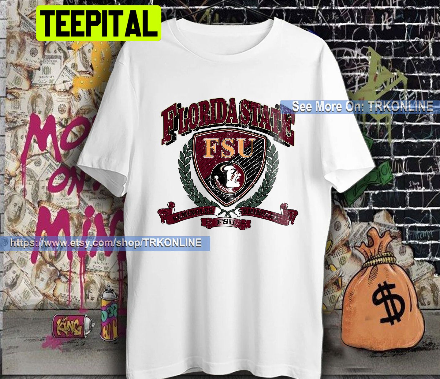 Vintage Ncaa Florida State Seminoles College Football Unisex T-Shirt Vintage Ncaa Florida State Seminoles College Football Unisex T-Shirt