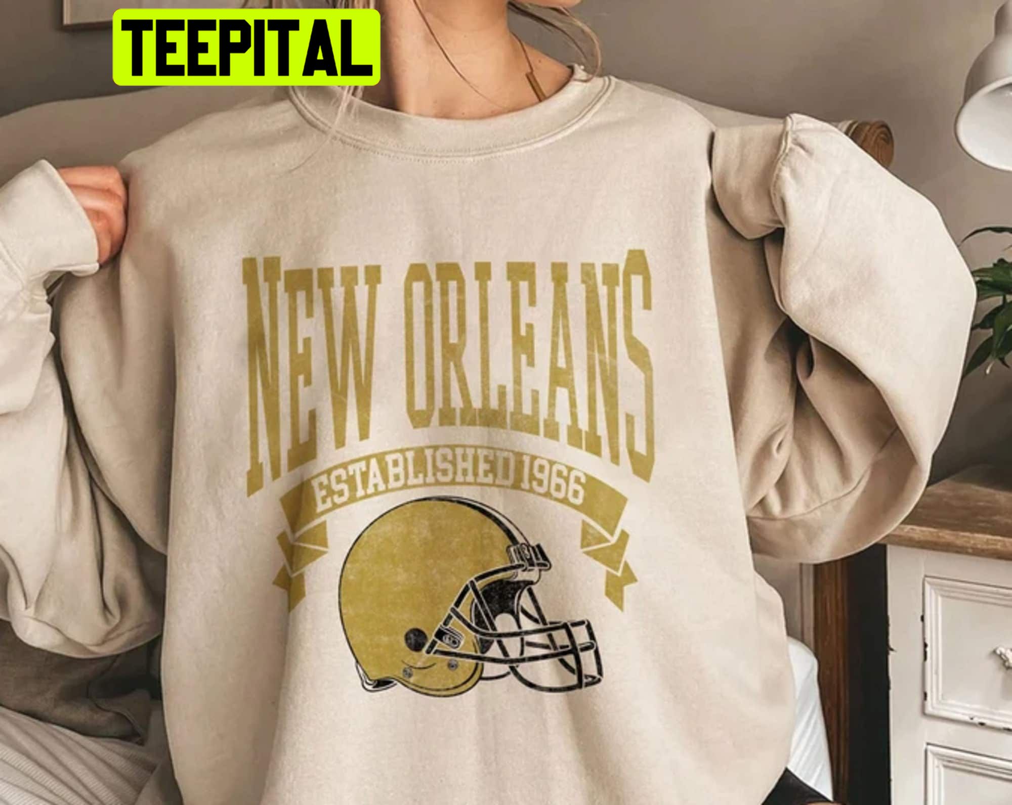 Vintage New Orleans Football Sunday Football Unisex Sweatshirt Vintage New Orleans Football Sunday Football Unisex Sweatshirt
