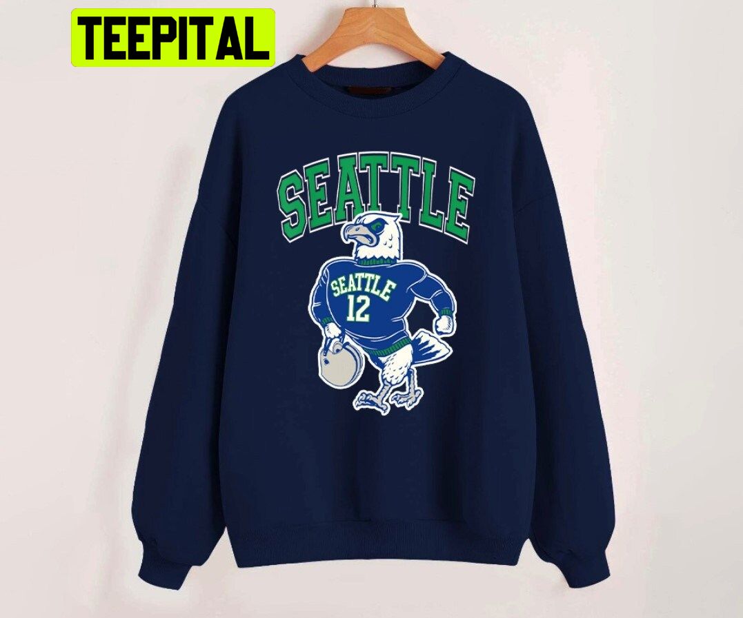 Vintage Seattle Football Retro Masco Unisex Sweatshirt Vintage Seattle Football Retro Masco Unisex Sweatshirt