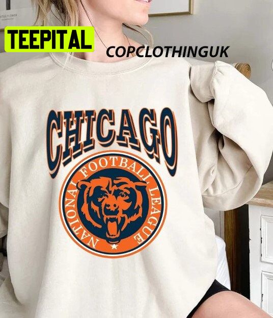 Vintage Style Chicago Football Sunday Game Unisex Sweatshirt Vintage Style Chicago Football Sunday Game Unisex Sweatshirt