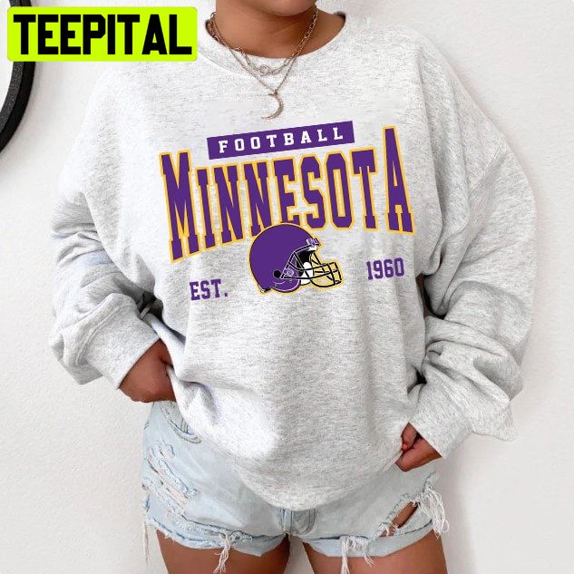 Vintage Style Minnesota Football Unisex Sweatshirt Vintage Style Minnesota Football Unisex Sweatshirt